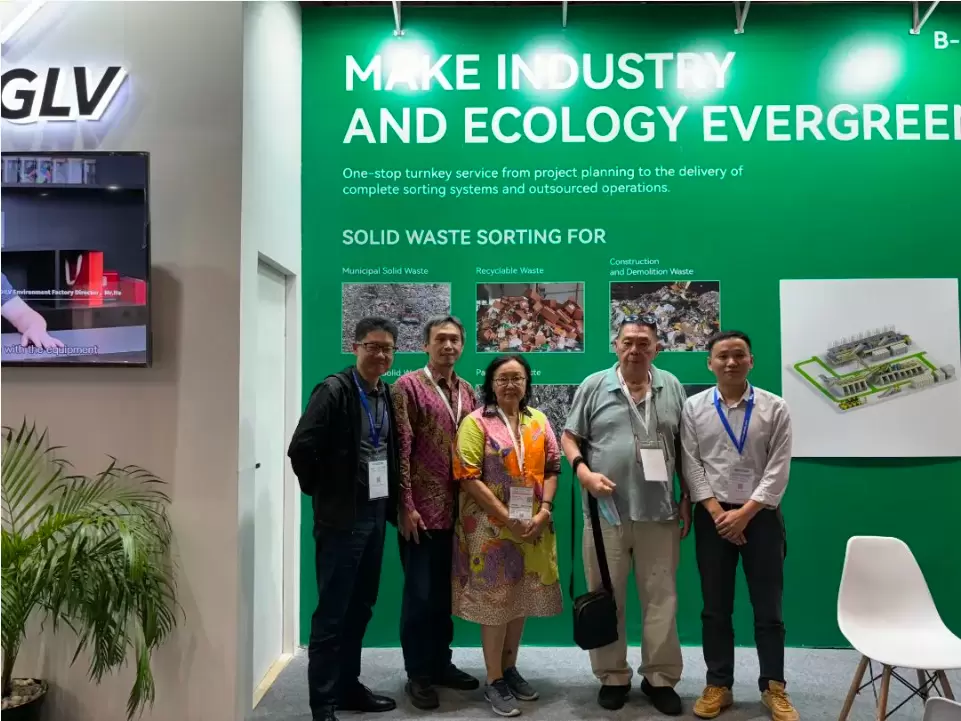 Qinglv Environmental's innovative solid waste sorting solutions showcased at INDO WASTE