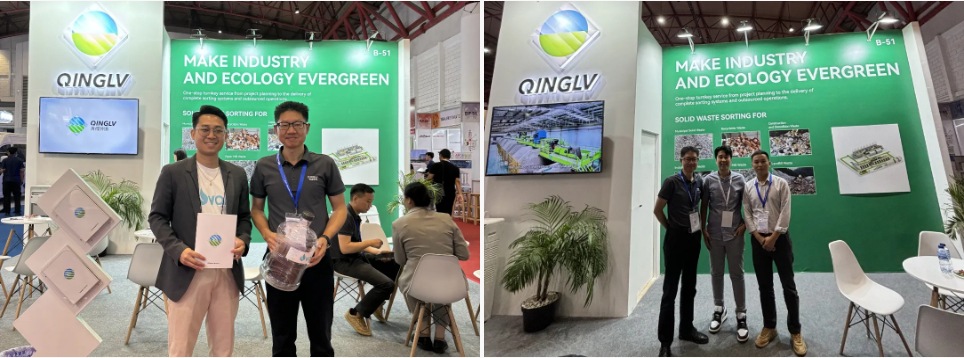 Qinglv Environmental's innovative solid waste sorting solutions showcased at INDO WASTE