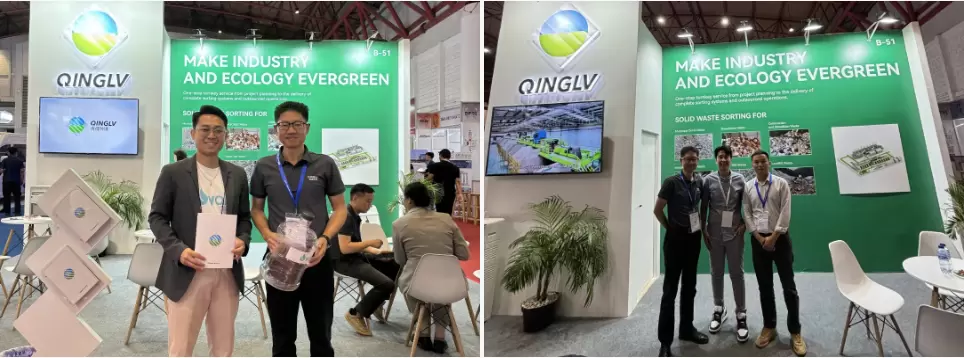 Qinglv Environmental's innovative solid waste sorting solutions showcased at INDO WASTE