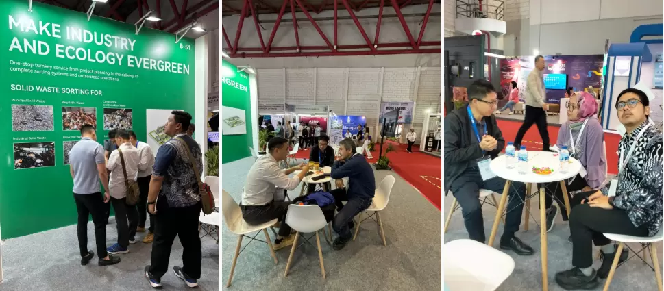 Qinglv Environmental's Six Solid Waste Sorting Solutions Debuted in the INDO WASTE