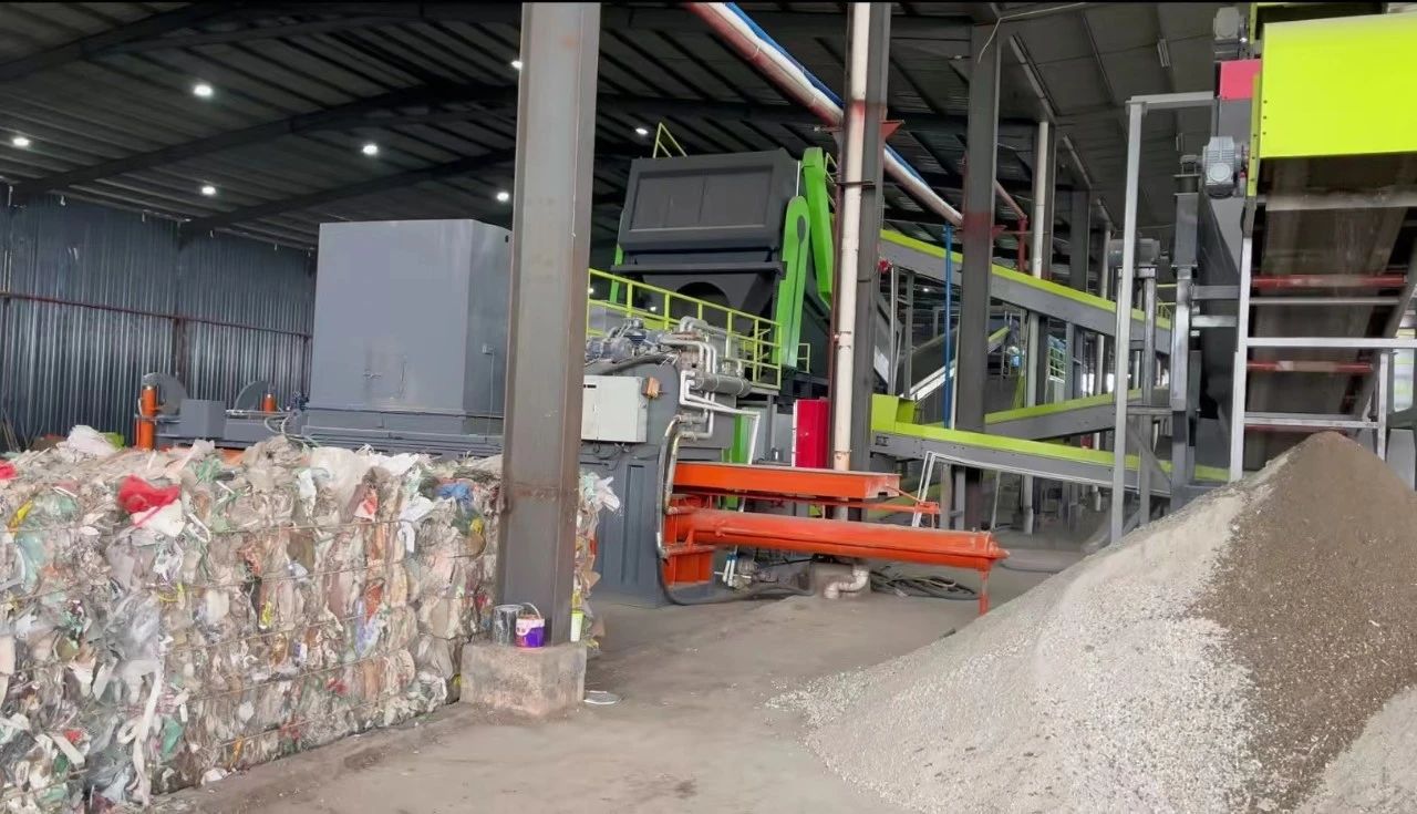 Qinglv Industrial Construction and Renovation Waste Sorting Project View